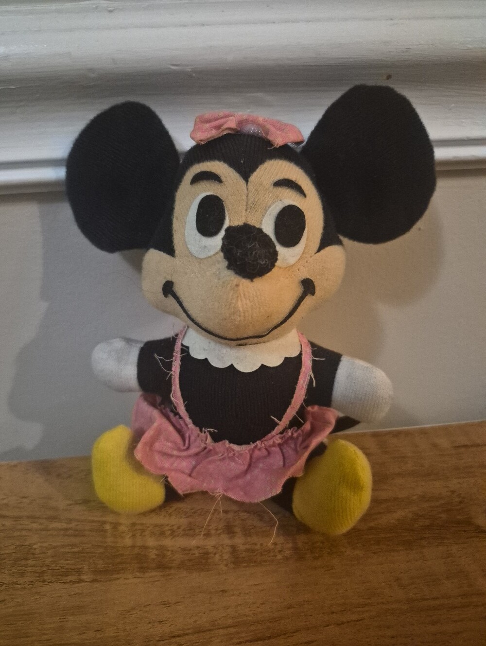 Vintage 1960's Walt Disney Productions Minnie Mouse plush toy